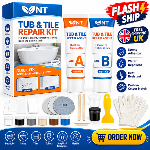Tub tile repair kit - repair, bath