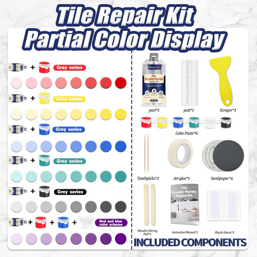 Tile stone repair kit - tile,