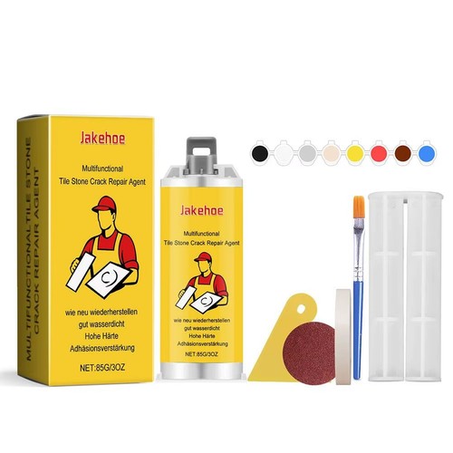 Tile repair paste kit - paste, ceramic
