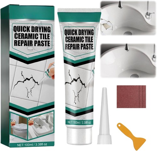 Tile repair kit - kit, white