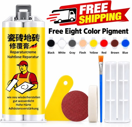 Tile repair paste kit - repair,