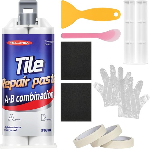 Porcelain ceramic tile repair - porcelain,