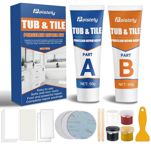 Porcelain repair kit white - porcelain, kit,