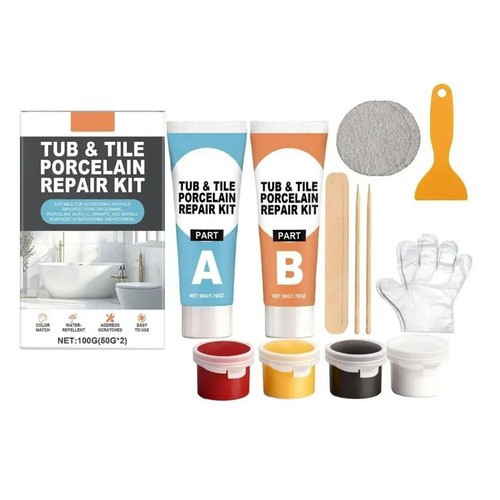 Tub tile repair kit - tub,