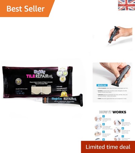 Quick drying grey tile repair - quick-drying,