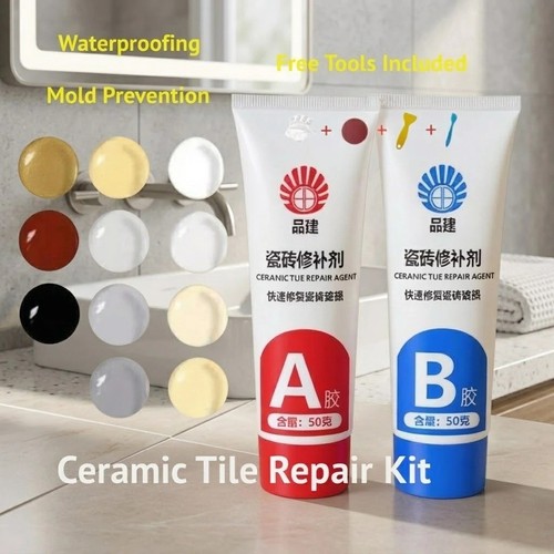 Ceramic tile repair kit - repair,