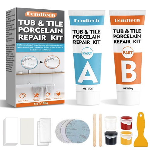 Tile bath repair kit for - &,