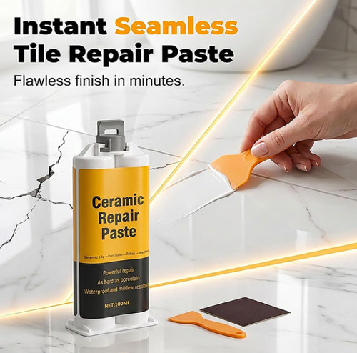 Twin tube ceramic tile - ceramic, repair